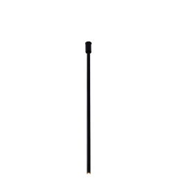 Natynkowa, punktowa tuba, nieruchoma oprawa spot  - czarny mat 90cm