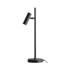 Nowoczesna lampka biurkowa z punktowym światłem w formie wąskiej tuby