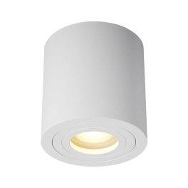 Biały downlight klasyczna tuba, spot z nieruchomym źródłem światła