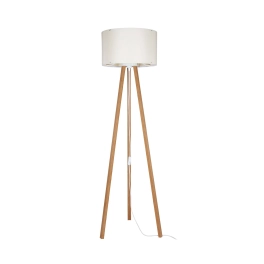 Klasyczna lampa podłogowa, trójnóg do salonu i sypialni