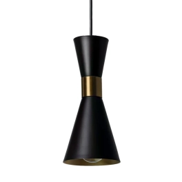 Lampa wisząca w kształcie klepsydry, efektowna lampa na 1 żarówkę