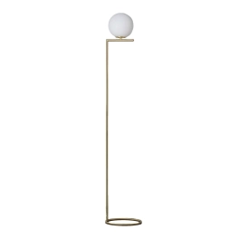 Nietuzinkowa lampa podłogowa o minimalistycznym kształcie