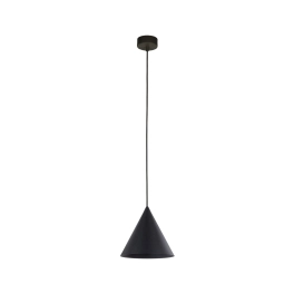 Mała, geometryczna lampa wisząca w kolorze czarnym ⌀19cm