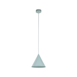 Lampa wisząca o minimalistycznym kształcie, miętowa barwa ⌀19cm