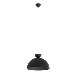 Lampa wisząca, pojedynczy zwis w kolorze czarnym