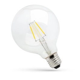 Ozdobna żarówka Edisona E27 o mocy 4W, o ciepłej barwie światła