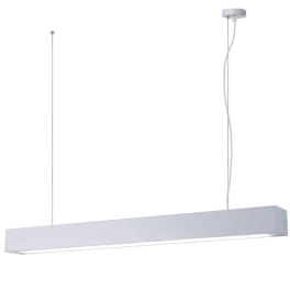 Lampa wisząca w stylu technicznym, listwa na zwisie 93cm