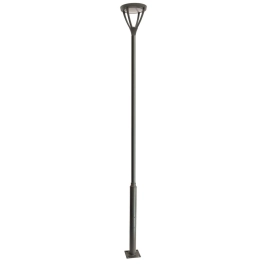 Lampa ogrodowa stojąca LED, wysoka, z ciepłą barwą światła | MARS