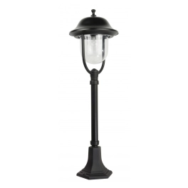 Niebanalna lampa zewnętrzna w czarnym kolorze, do ogrodu| PRINCE