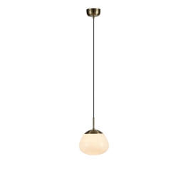 Nowoczesna, minimalistyczna lampa podłogowa z białym kloszem