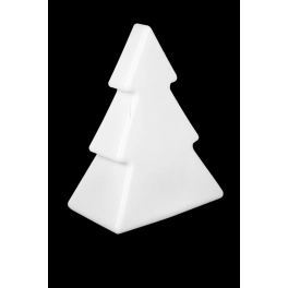 Lampa zewnętrzna LED, choinka w kolorze białym