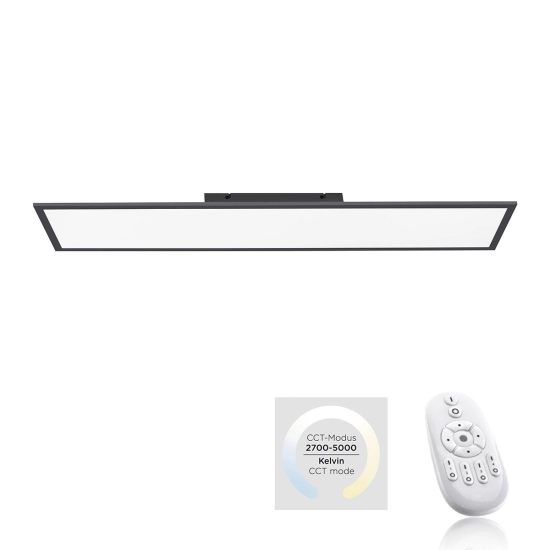 Lampa sufitowa LED ze zmienną barwą światła 25x100cm 2700-5000K