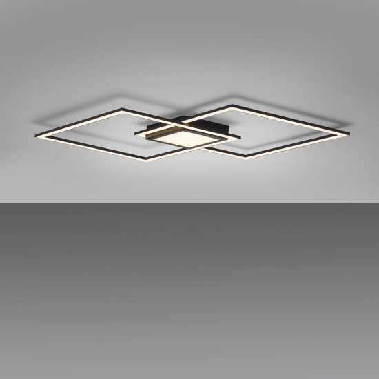 Dekoracyjna lampa sufitowa LED, plafon z ciepłym światłem 37x100,6cm 3000K