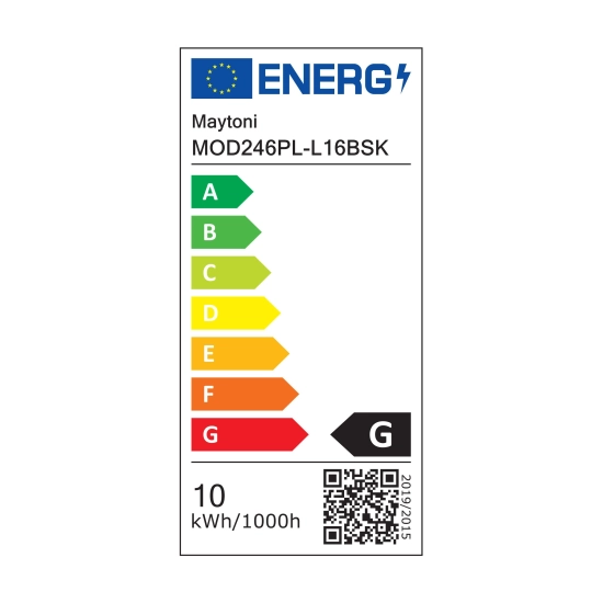 Minimalistyczna lampa wisząca ze zintegrowanym LED-em