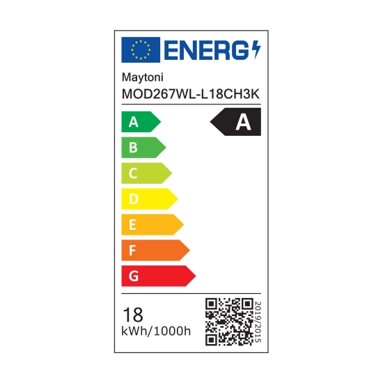 Kinkiet ścienny o niebanalnym kształcie, zintegrowany LED 18W