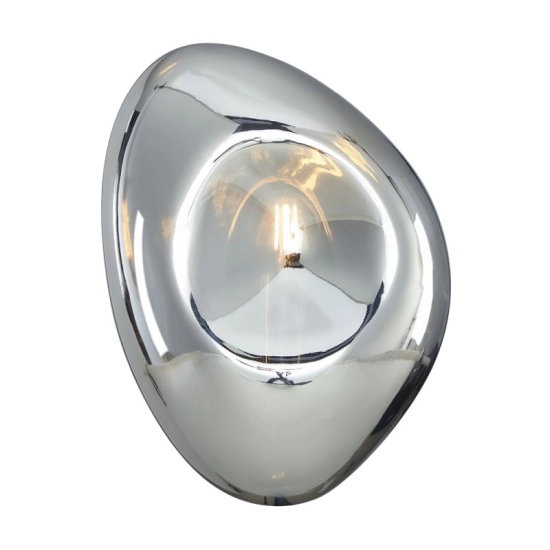 Dekoracyjna lampa ścienna o designerskim kształcie, na żarówkę E14