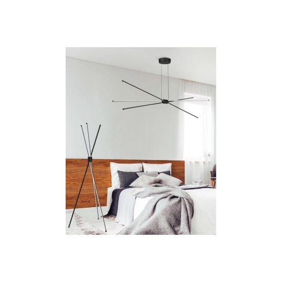Nowoczesna lampa wisząca, kula w kolorze chromu o średnicy 30cm