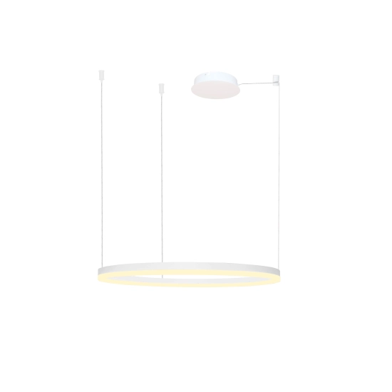 Minimalistyczna lampa wisząca do wysokiego wnętrza, 4m wysokości, ⌀100cm