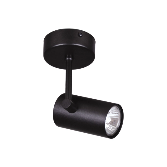 Czarny reflektorek na żarówkę GU10 w stylu loftowym