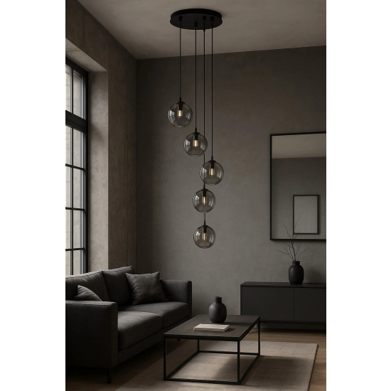 Lampa wisząca idealna do pokoju dziennego, na żarówki z trzonkiem G9 DORI
