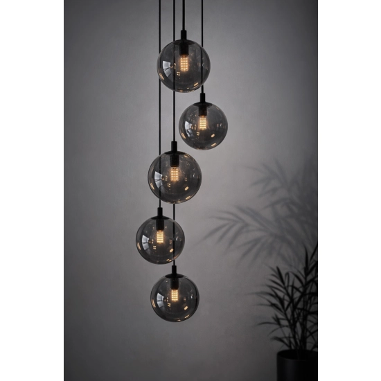 Lampa wisząca idealna do pokoju dziennego, na żarówki z trzonkiem G9