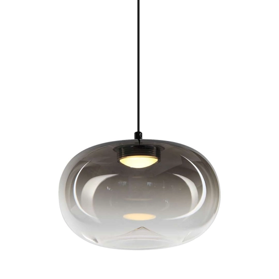 Lampa wisząca LED ze szklanym, gradientowym kloszem