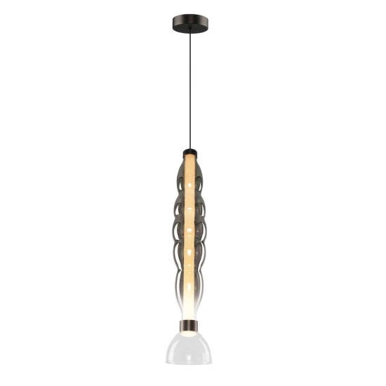 Lampa wisząca LED o nietuzinkowym wyglądzie, pojedynczy zwis