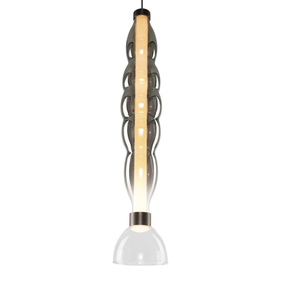 Lampa wisząca LED o nietuzinkowym wyglądzie, pojedynczy zwis