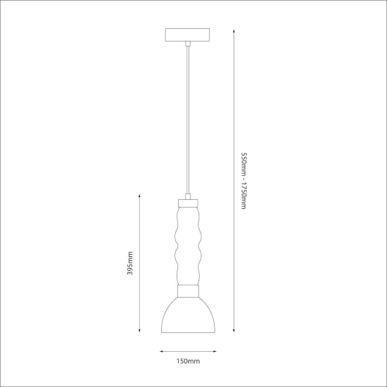 Lampa wisząca LED, pojedynczy zwis nad wyspę kuchenną