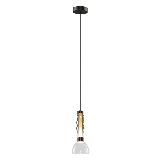 Lampa wisząca LED, pojedynczy zwis nad wyspę kuchenną
