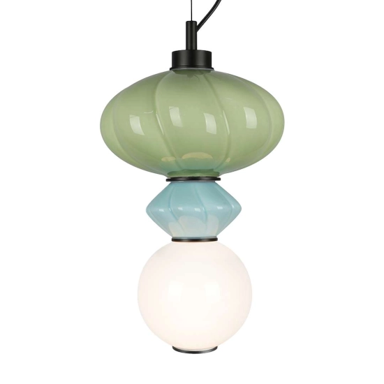 Lampa wisząca LED w stylu art deco do przytulnej sypialni
