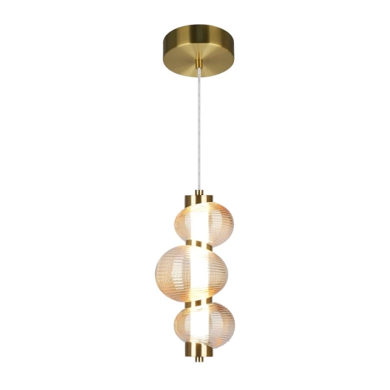 Designerska lampa wisząca LED o ciepłej barwie światła