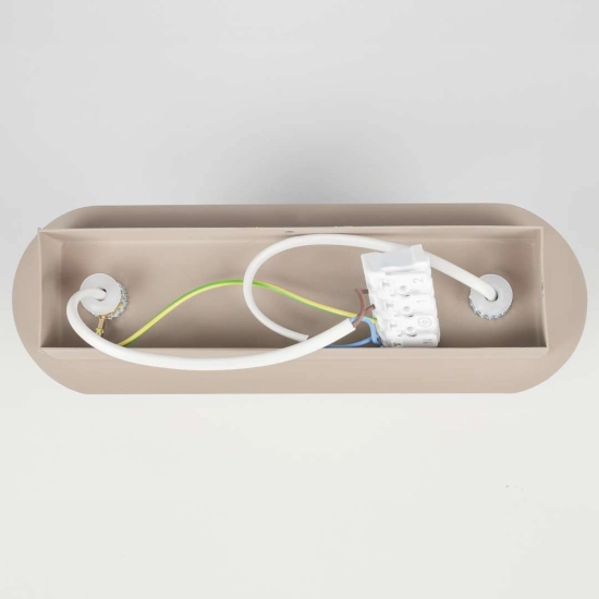 Lampa sufitowa z dwoma ruchomymi reflektorami na żarówki GU10