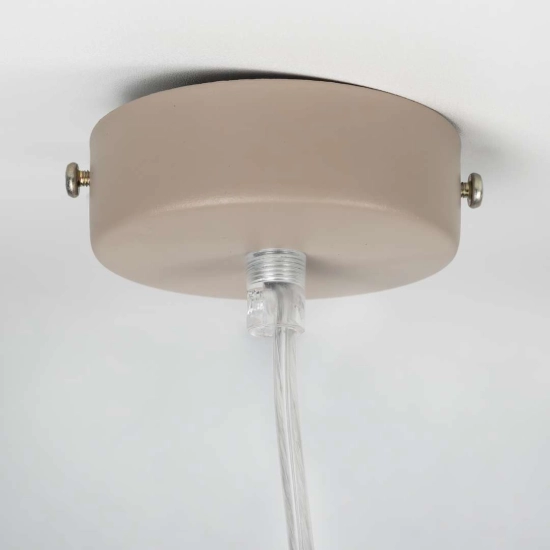 Lampa wisząca, pojedynczy zwis w kształcie tuby na żarówkę GU10