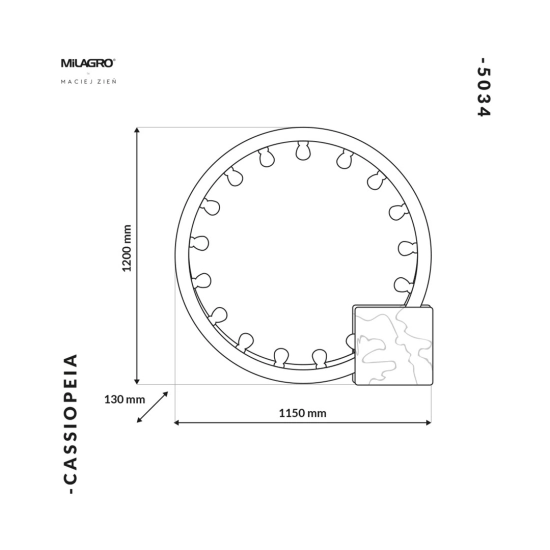 Designerska, marmurowa lampa podłogowa o geometrycznym kształcie