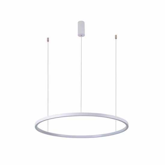Lampa wisząca LED o minimalistycznym kształcie, obręcz ⌀60cm
