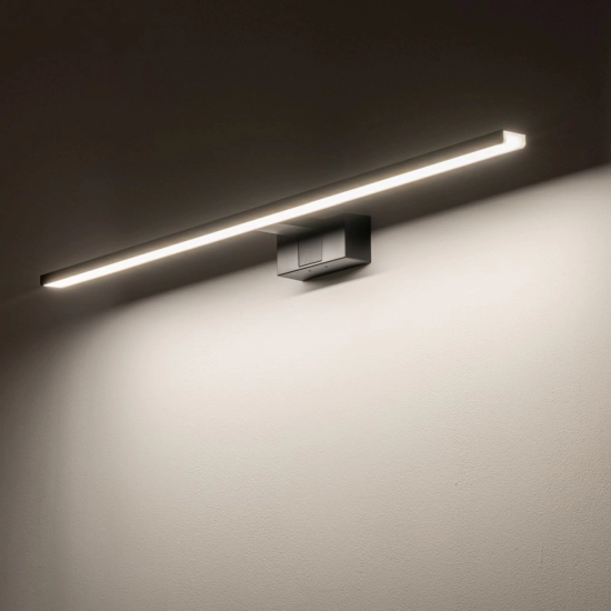 Szeroka, ledowa lampa ścienna nad lustro 80cm LED 15W 3000K