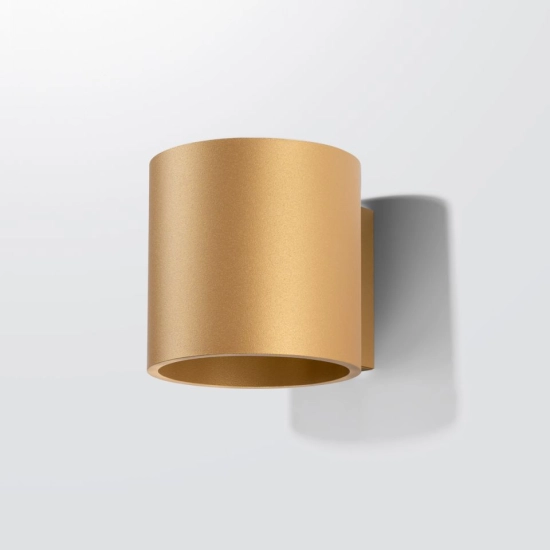 Nowoczesna lampa ścienna, dwustronnie otwarta tuba na żarówkę G9