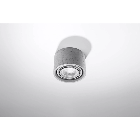 Betonowa lampa natynkowa, spot na gwint GU10, downlight do holu