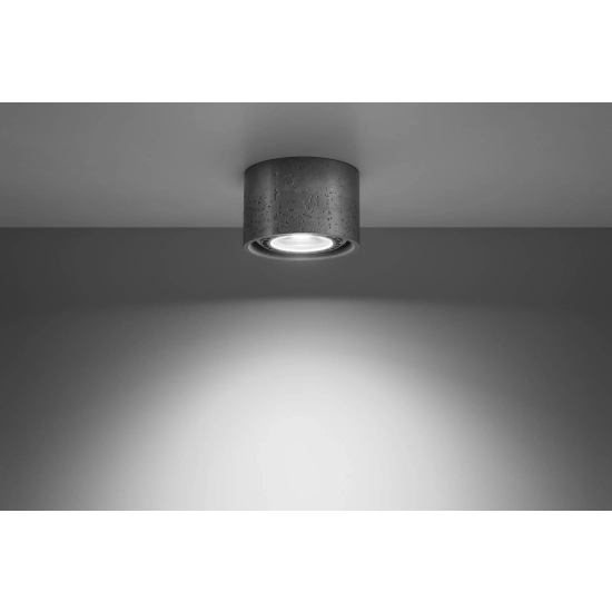 Betonowa lampa natynkowa, spot na gwint GU10, downlight do holu