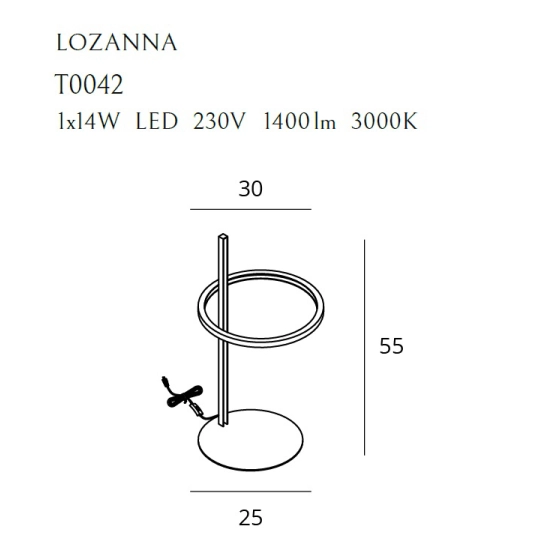 Designerska, złota, elegancka lampa stołowa, nocna ze światłem LED