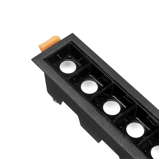 Techniczna oprawa podtynkowa, szereg lampa LED 4,5x28cm 4000K