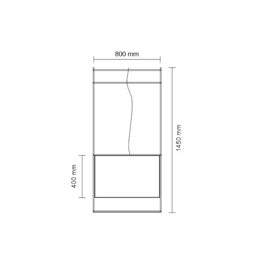 Duża, nowoczesna lampa wisząca w drucianej oprawie - czarny 145cm