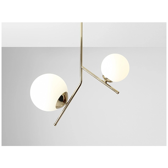 Elegancka, nowoczesna lampa sufitowa w stylu modern glamour