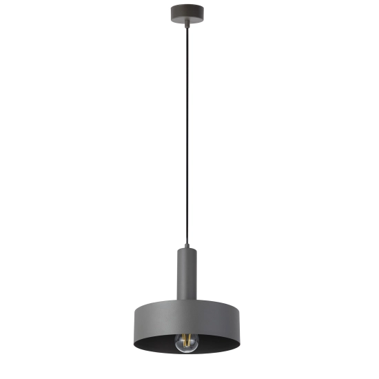 Lampa wisząca w kolorze ciemnej oliwki do salonu VITRUM