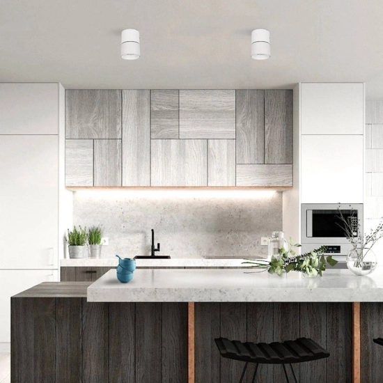 Ledowa, punktowa lampa reflektor, ruchome światło 3000K 11x9cm