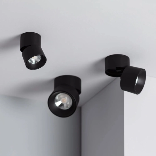 Reflektor LED mocowany natynkowo, tuba 3000K 11,5x11cm