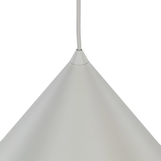 Beżowa, duża lampa wisząca do stylowej kuchni i sypialni ⌀50cm