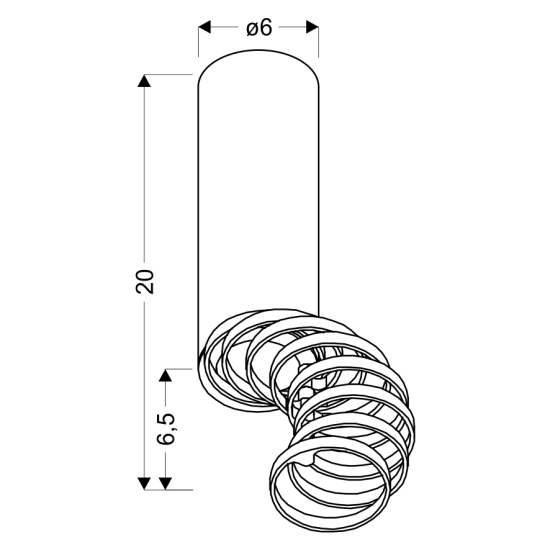 Czarno-złoty spot - downlight z gwintem GU10, z ozdobnymi obręczami