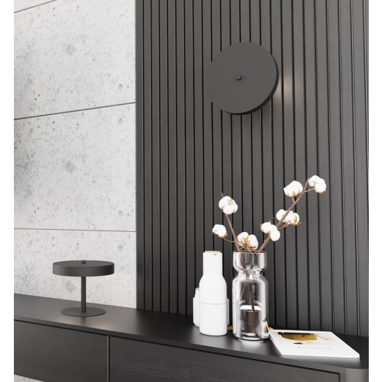 Lampa stołowa do eleganckiego salonu w kolorze czarnym